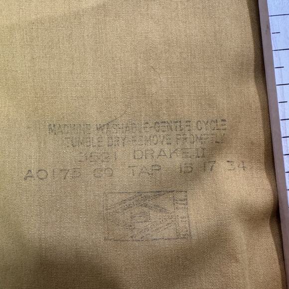 VTG Arrow Sz XL Men's The Kent Collection‎ Custom USA Yellow Dress Shirt - Picture 5 of 7